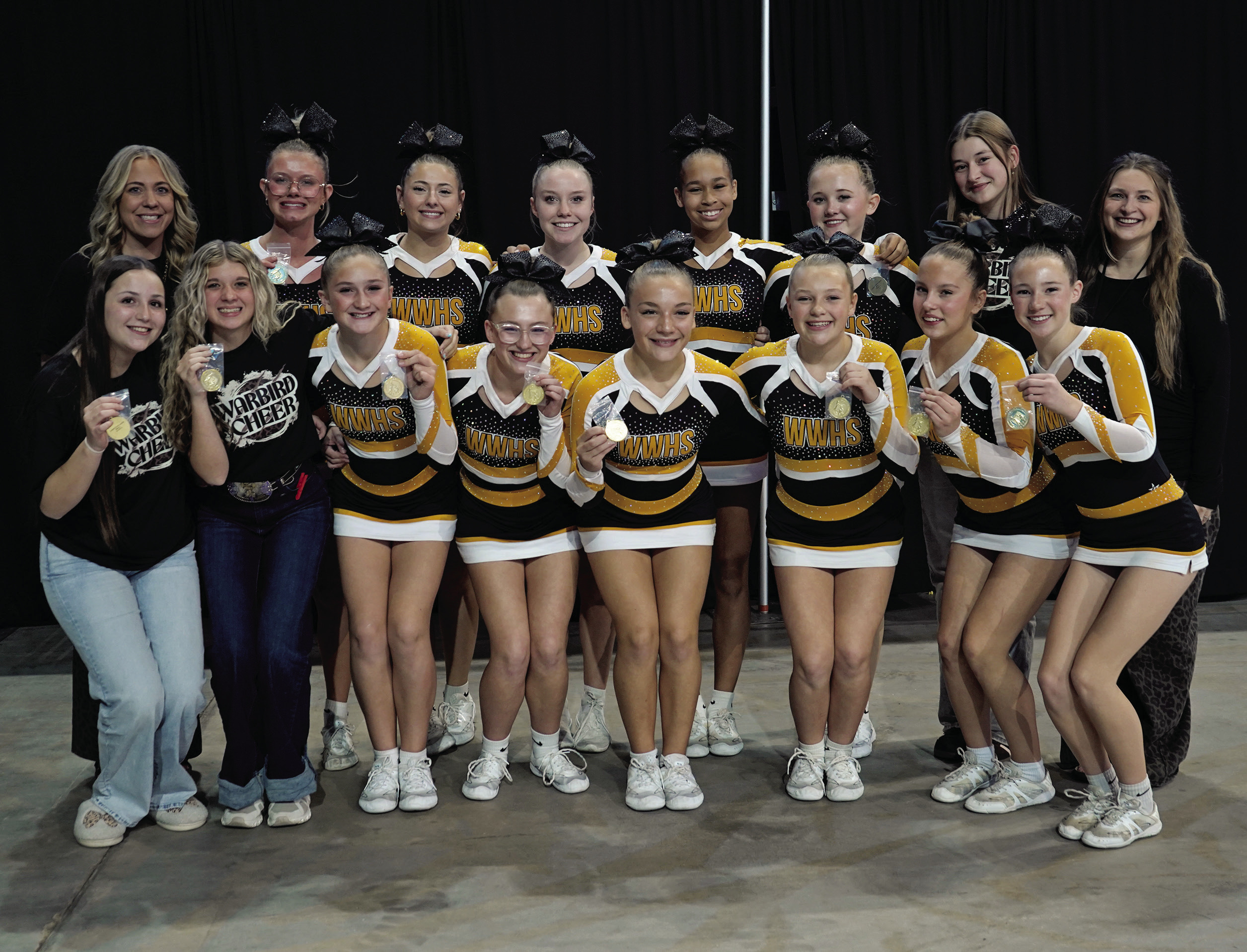 Warbirds claim third straight state cheer title