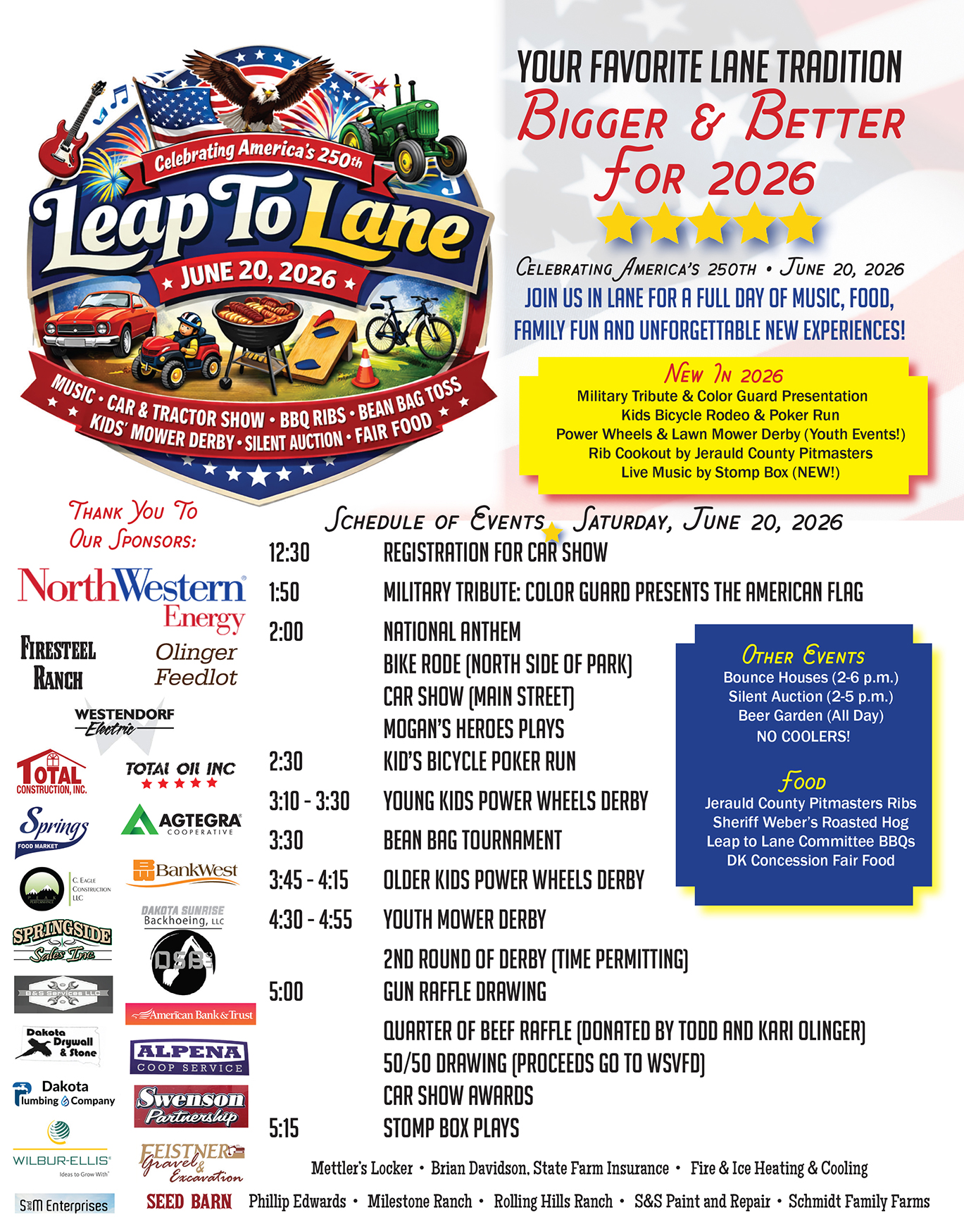 Leap to Lane 2026