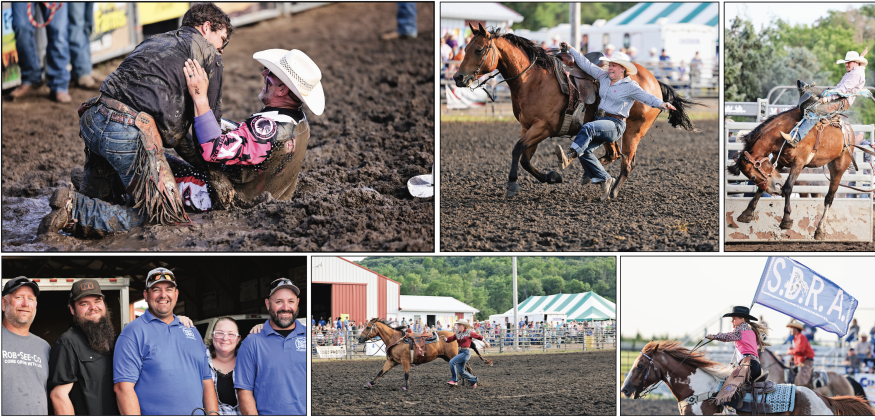 Despite muddy conditions left behind by Thursday afternoon’s severe storms, the Wessington Springs SDRA Rodeo delivered two exciting nights of competition July 2-3. Once the weather cleared Thursday evening, contestants put on a memorable show, demonstrating determination and skill while fans filled the grandstands. 