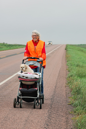 Marlene Grieve and her four-legged companion take on September challenge for veteran suicide prevention