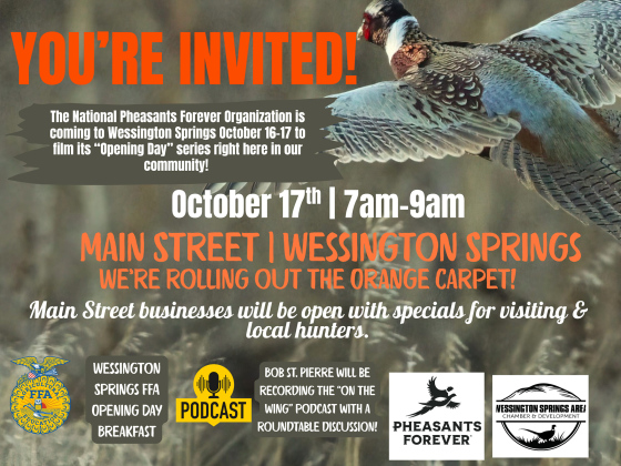 Businesses invited to be part of Pheasants Forever Opening Day event
