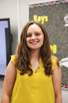 Alexis Meyer, elementary music and sixth grade choir teacher