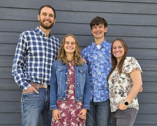 Ashley Stegeman recently joined South Dakota Farmers Union to serve as the organization’s Education Specialist. Pictured here with husband, Allen, daughter, Adley, 12 and son, Avery, 15. (COURTESY PHOTO)
