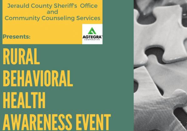 Jerauld Co. Sheriff’s Office Teams up with Community Counseling Services to Bring Rural Mental Health Awareness Event to Springs