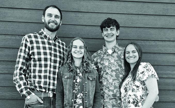 Ashley Stegeman recently joined South Dakota Farmers Union to serve as the organization’s Education Specialist. Pictured here with husband, Allen, daughter, Adley, 12 and son, Avery, 15. (COURTESY PHOTO)