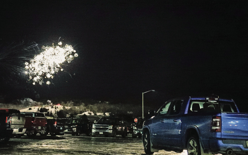 Fireworks show sends 2022 off with a bang