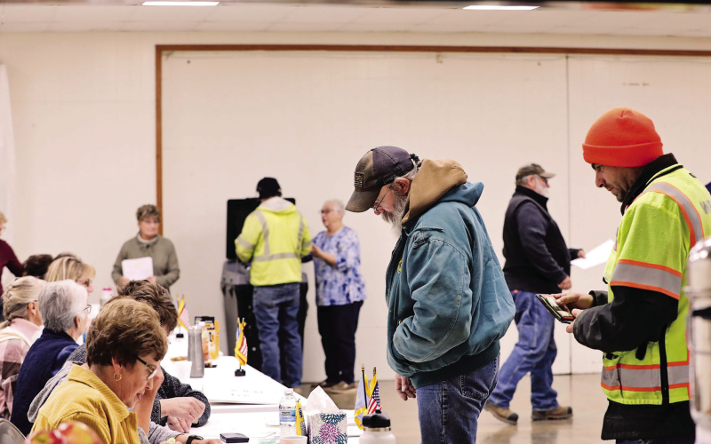 Brisk business at the polls