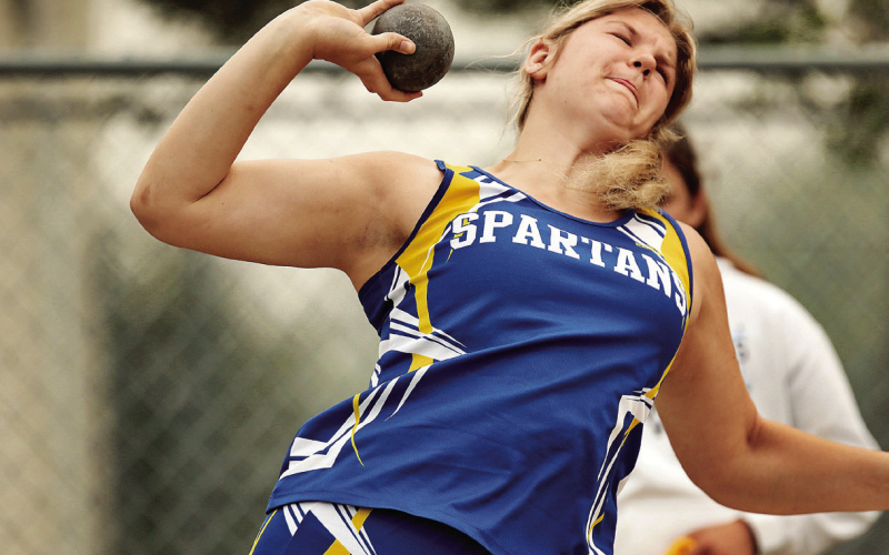 PHOTOS COURTESY RODNEY HAAS/605SPORTSAvery Orth’s best throw was 86’ 10.5” and landed her in 6th place at the Region 5B Track and Field meet in Lake Andes.