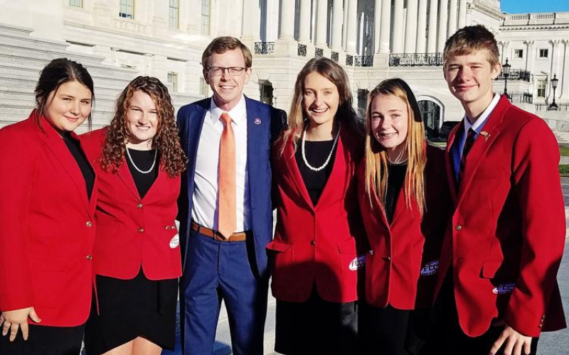 WS FCCLA Members Advocate on Capitol Hill for Support of Career and Technical Education