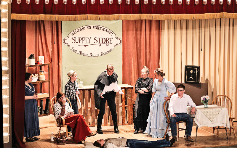 A large cast of student actors drew crowds to three performances of the WSHS/MS spring play last weekend. KRISTI HINE / TRUE DAKOTAN