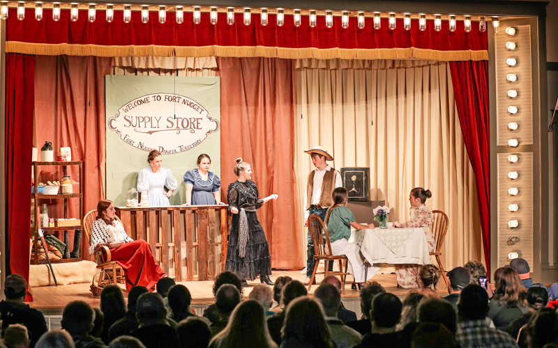A talent-packed cast drew large crowds to the Saturday matinee and evening shows while filling the Historic 1905 Opera House to standing room only during the Friday night opener.