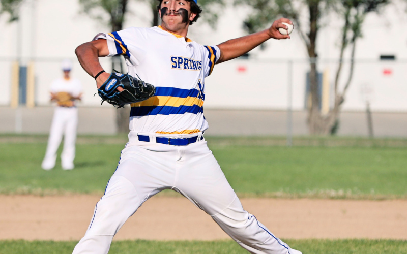 Last week, the Springs Legion team took on Alexandria last Thursday at David Jost Field. Despite losing 15-2, fans were treated to an exciting first few innings with Mason Schelske on the mound.