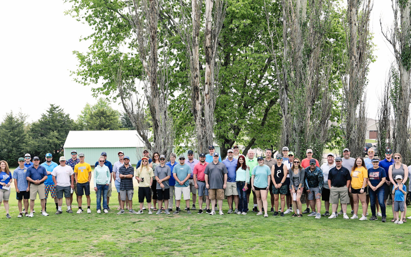 The golf tournament season is officially underway with the Annual Pair of Jacks Memorial Tournament drawing 20 teams to the course Sunday, May 29. The tournament was held in memory of Jack Ferguson and Jack Krueger and hosted by the Ferguson and Krueger families. The families said the tournament was held in celebration of two Wessington Springs men and their love for community, family, friends and golf.