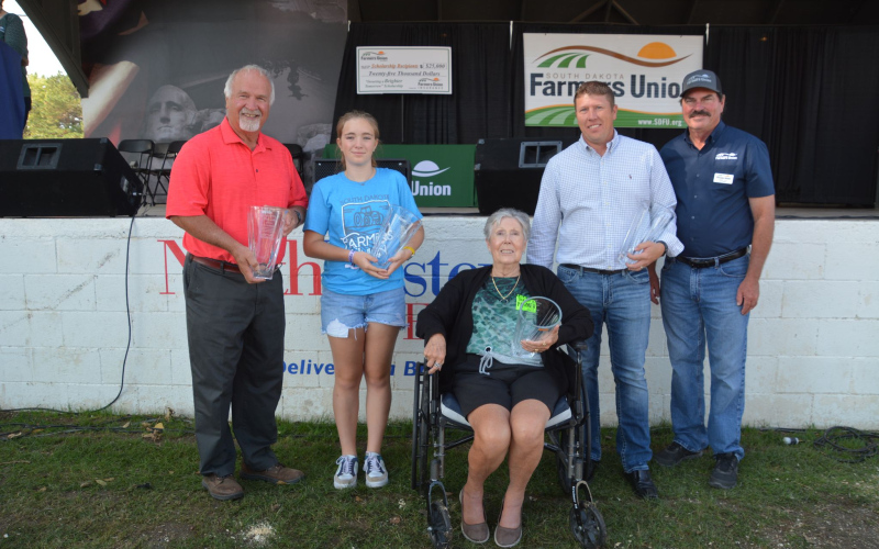 Nominations are open for the 2022 Rural Dakota Pride Awards. Nomination deadline is July 1, 2022. The 2021 Rural Dakota Pride Honorees are pictured here with South Dakota Farmers Union Vice President, Wayne Soren (far right). Left to right: Doug Kazmerzak, Erwin; Cadence Konechne (accepting the award on her parents’ Kayla &amp;amp; Kelly Konechne behalf) Kimball; Shirley Mallow, Black Hawk; and Ryan Jensen, Wessington Springs. Liz Farley of Winner was unable to attend the ceremony. PHOTO COURTESY LURA ROTI