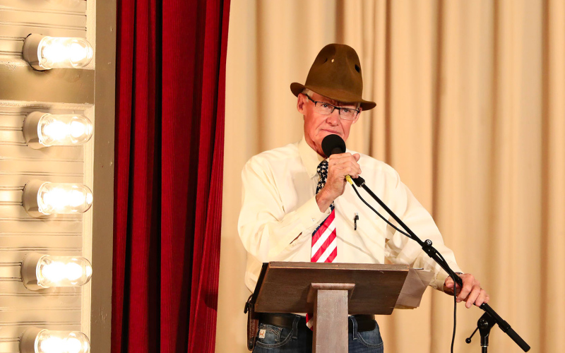 Charlie Bergeleen served as an entertaining emcee throughout the show. KRISTI HINE / TRUE DAKOTAN