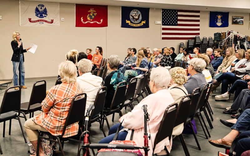 Rebekah Scott was the featured event speaker.