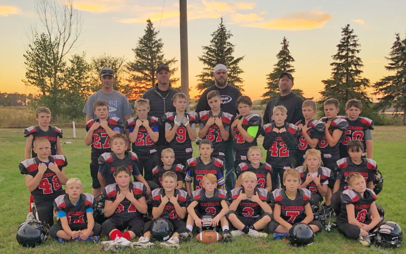 3/4th Grade Team Back row, left to right: Ethan Heumiller, Chase Wenzel, Casen Waters, River Heuther, Keaton Hasty, Kreighton Wipf, Dillan Larson, Jace Kolousek, Tucker Baum, Brody Uecker. Middle row, left to right: Harrison Homan, Joel Linke, Ryker Forbes, Housten Havlik, Cade Albrecht, Grady Swenson, Yael Martinez. Front row, left to right: Kolby Lindsey, Caleb VanDyke, Ridley Miller, Brody Thompson, Ayden Westendorf, Jameson Linke, Dalen VanDyke.
