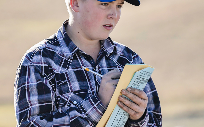 Max Klein at the Central Area FFA Land and Range Contest