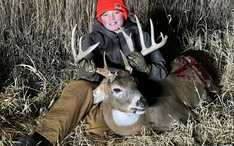 SHARE YOUR SHOT: Three generation hunt yields nice 6x7 buck for Cole Wenzel