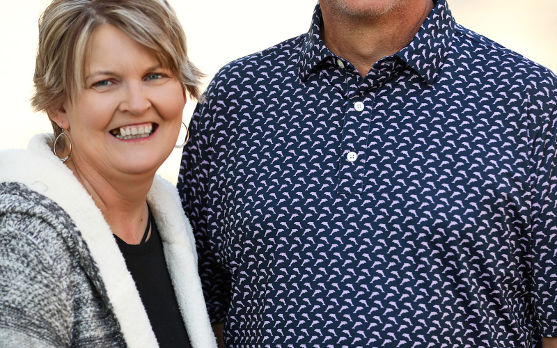 KRISTI HINE / TRUE DAKOTAN Twila and Greg Vavra are shown in Wessington Springs last fall, one year after Greg’s kidney transplant. Earlier in 2021, Twila donated one of her kidney’s to the National Kidney Bank in order to advance Greg’s position on the kidney transplant list and give the gift of life to another person in need of a kidney.