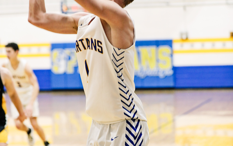 Blake Larson added 16 points as the Spartans boys defeated James Valley Christian Vikings to come away with a 62-51 victory in 281 Conference action last Friday at home.