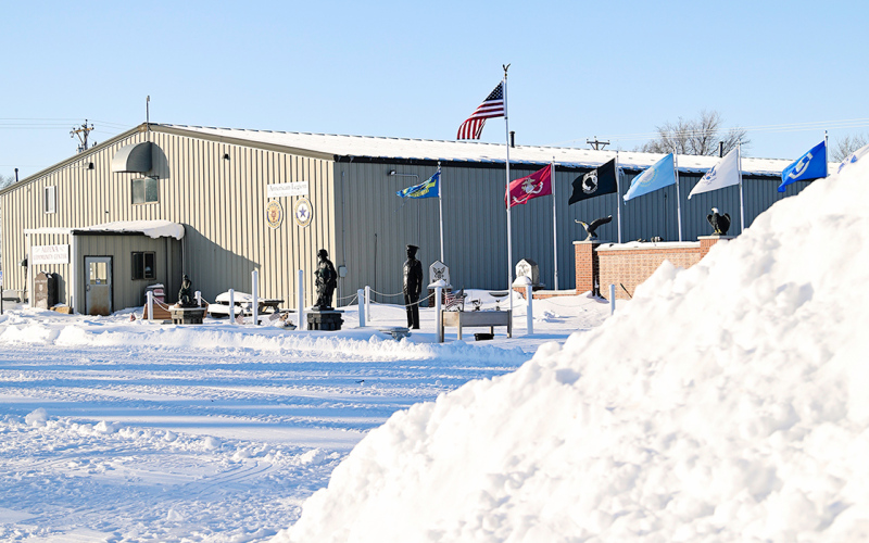 How much snow did January bring?