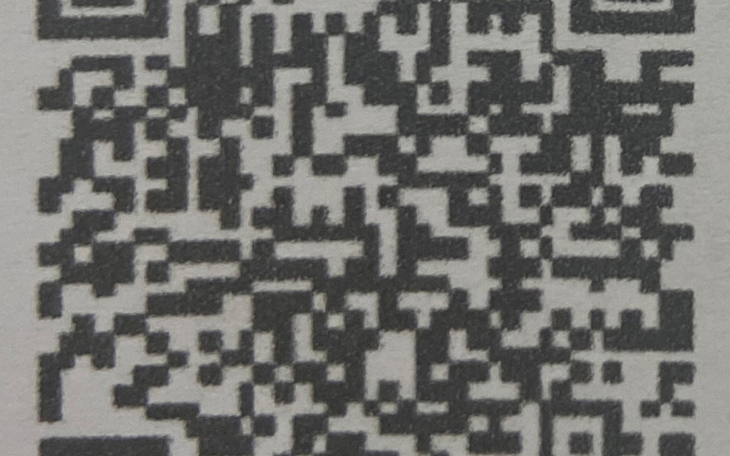 To donate to the project, scan the QR Code with a smart phone camera.