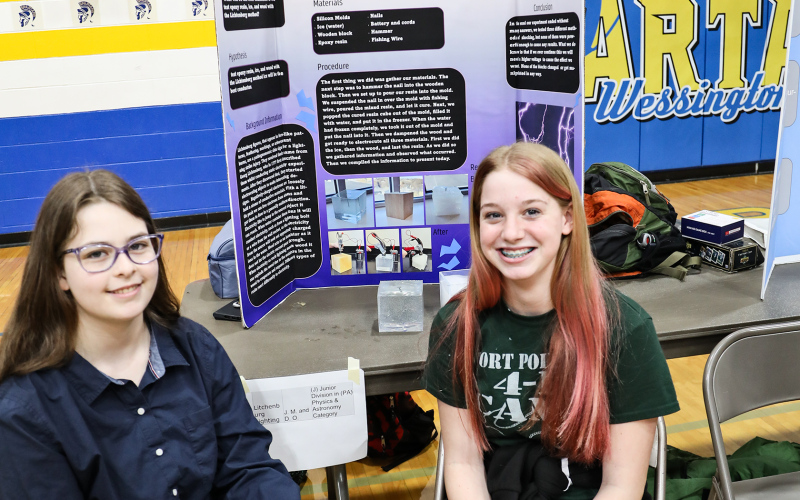 Honorable mention in Physical Science and Engineering, Darcy Ormsmith and Jewel McGeough - “Lichtenburg Lightning.”