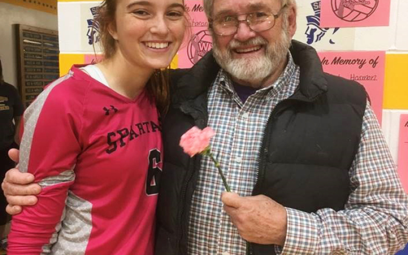 Dr. Tom Dean, shown with granddaughter Caroline Witte, has been named as a 2023 South Dakota Hall of Fame Inductee.
