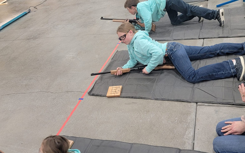 The 2023 4-H State Shooting competition was held April 28-30 in Pierre, SD and 20 area youth traveled to the state’s capitol to compete.