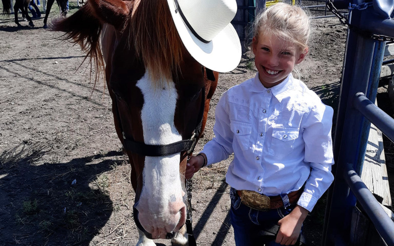 Crawleigh Reiner and 15 other local youth participated in the 2023 Jerauld/Buffalo Horse Show. Results and more photos will be published next week.