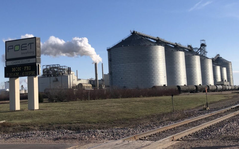 POET Biofuels, whose ethanol plant in Chancellor, S.D., is shown here, has signed on to provide carbon dioxide for the proposed Navigator pipeline project. BART PFANKUCH, SOUTH DAKOTA NEWS WATCH