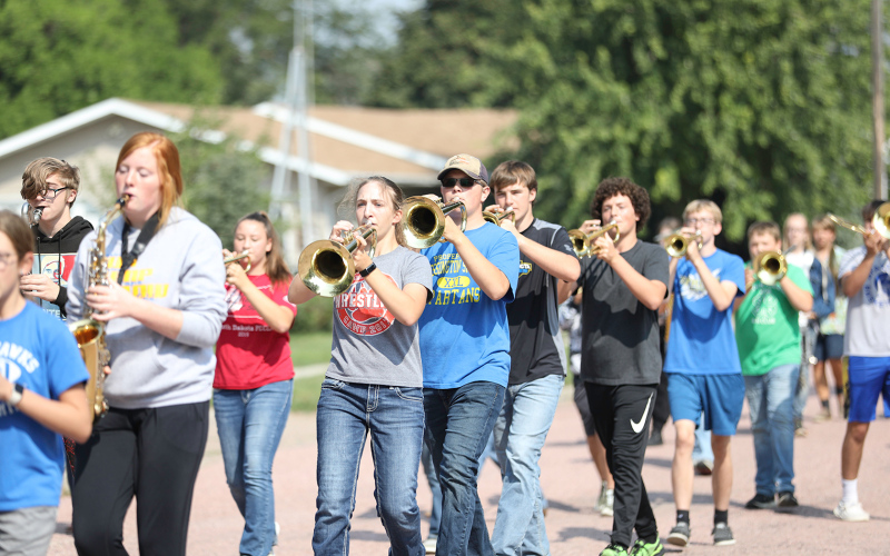 Anyone in the community can attest to feeling the fall season coming on recently with cooler temps and the sound of WSHS marching band filling the air. KRISTI HINE / TRUE DAKOTAN