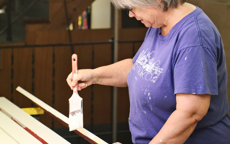 Jerauld County Pioneer Museum volunteer Sue Perry