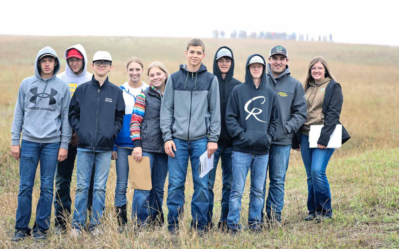 Wessington Springs played host to hundreds of students from dozens of area FFA chapters at the Central Area FFA Land and Range Contest last Wednesday, September 27.