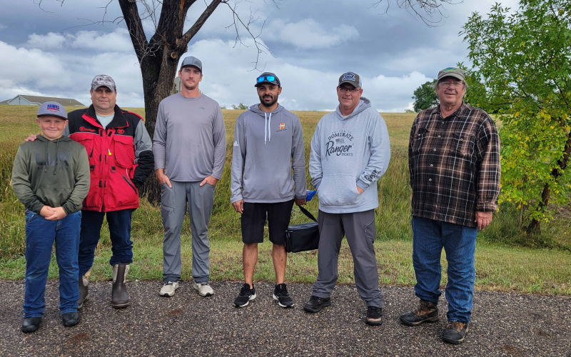 Winners of the 2nd Annual Fishing Tourney are shown above, left to right: 1st Place - Kobie Schley and Robbie Schley; 2nd Place - Jordy Peterson and Joey Mitchell; 3rd Place - Chris Chyristianson and Randy Oligmueller. The Legion wishes to thank all tournament sponsors: Feistner Gravel, Wayne Feistner, Extreme Pheasants, Jerauld County Title, Amkota, True Dakotan and Wilbur-Ellis.