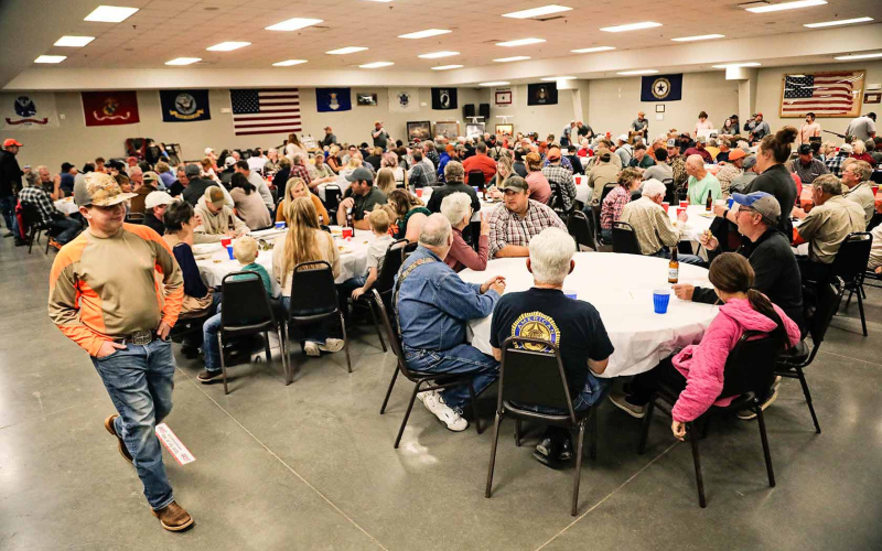 A capacity crowd filled the American Legion for the Wessington Springs Pheasants Forever Chapter annual banquet and auction fundraiser. The event also boasted a wide variety of raffles and a live auction.