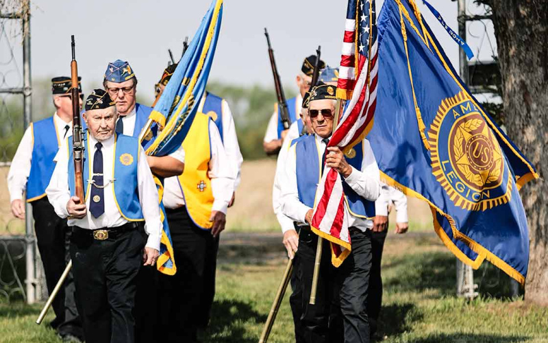 The Wessington Springs Honor Guard presents military honors at funerals and on holidays such as Memorial Day and Veterans Day. TRUE DAKOTAN FILE PHOTO
