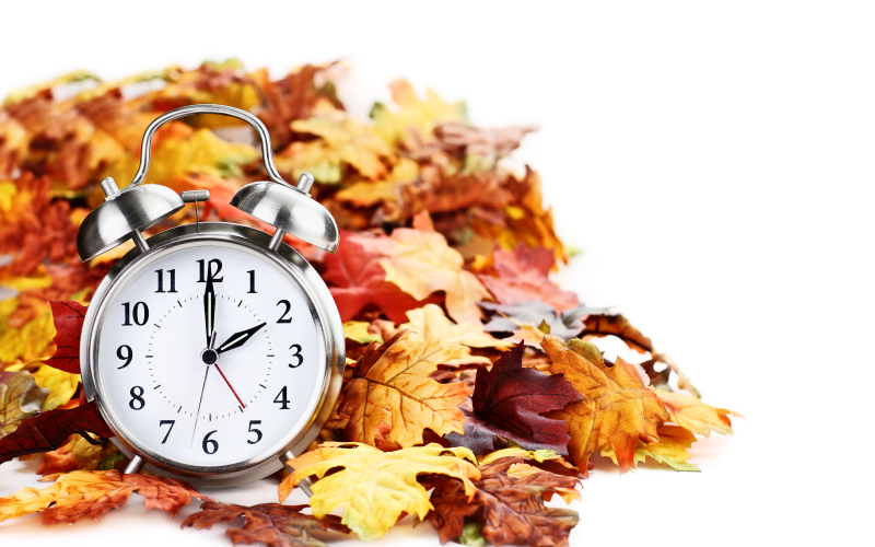 DAYLIGHT SAVING TIME ENDS SUNDAY