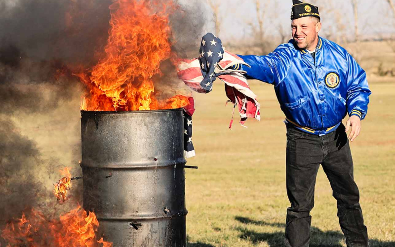 Honoring veterans, our nation’s symbol with dignity
