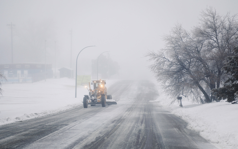 Blizzards Make for a White, Icy Christmas