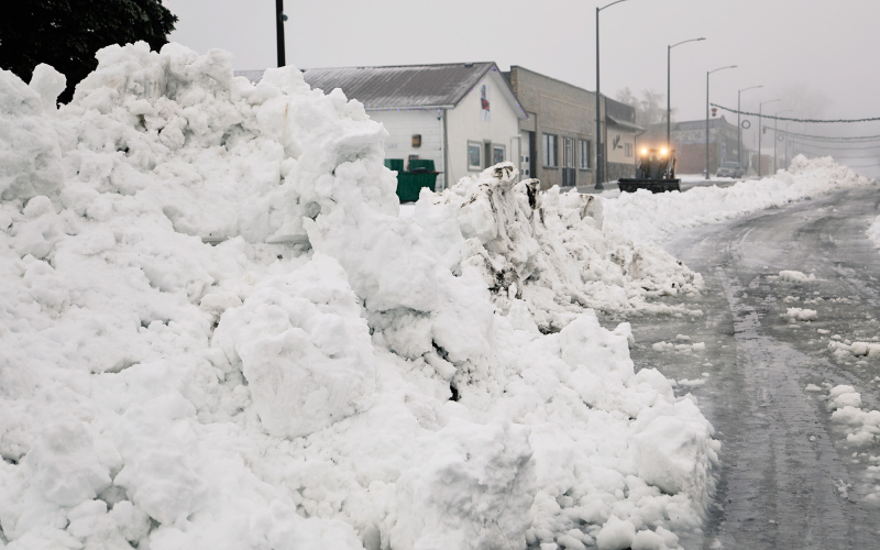 Blizzards Make for a White, Icy Christmas