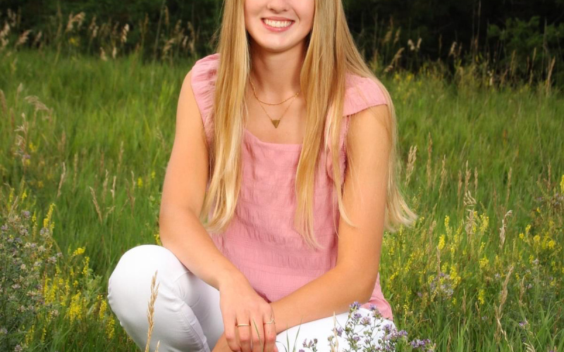 South Dakota Farmers Union Foundation recently awarded $500 scholarships to youth from five rural South Dakota communities. Abby Kolousek was among the recipients.