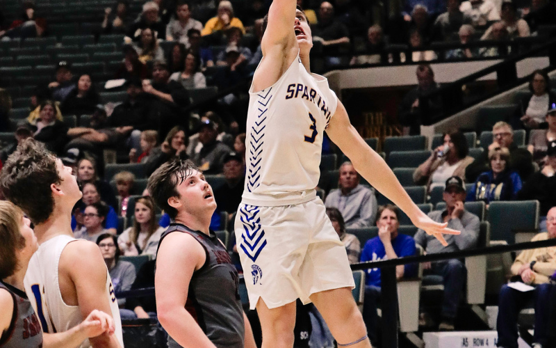 During Region 5B semifinal action vs. Corsica-Stickney, Brock Krueger had eight points, eight rebounds and two assists.