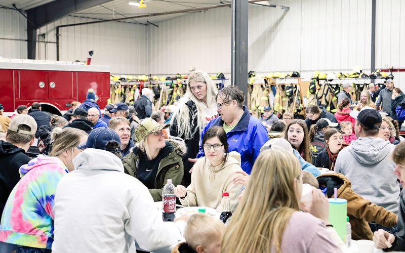 Wessington Springs Volunteer Fire Fighters served hundreds of locals and visitors a hearty breakfast of sausage and hot-off-the-griddle pancakes at their annual fundraiser “Pancakes for the Easter Bunny” last Saturday.