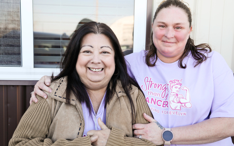 Evelyn Moralez and Ellen Tobin.