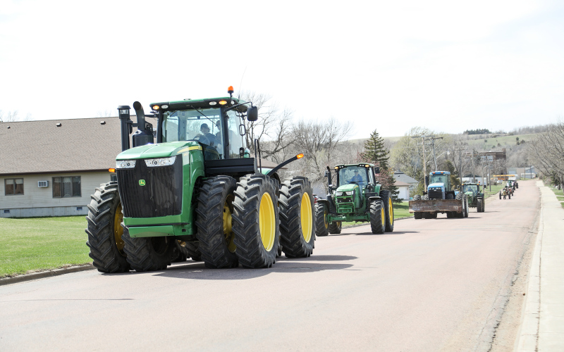 Second Annual Tractor Parade Serves as Send-Off for State FFA Convention