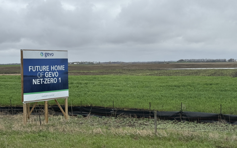 The small tourism community of De Smet, the county seat of Kingsbury County in east-central South Dakota, would surely see spin-off economic growth if a large dairy and biofuels plant both open in the region. Pictured is the future site of Gevo Net-Zero in Kingsbury County. (Photos: Bart Pfankuch / South Dakota News Watch)
