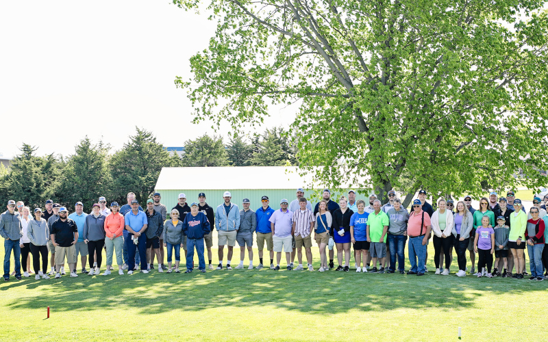 The golf tournament season is officially underway with the Annual Pair of Jacks Memorial Tournament drawing 26 teams to the course Sunday, May 26. The tournament was held in memory of Jack Ferguson and Jack Krueger and hosted by the Ferguson and Krueger families. The families said the tournament was held in celebration of two Wessington Springs men and their love for community, family, friends and golf.