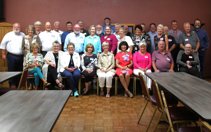 The Wessington Springs High School Class of 1974 gathered in Wessington Springs last Saturday to celebrate their 50 year reunion.